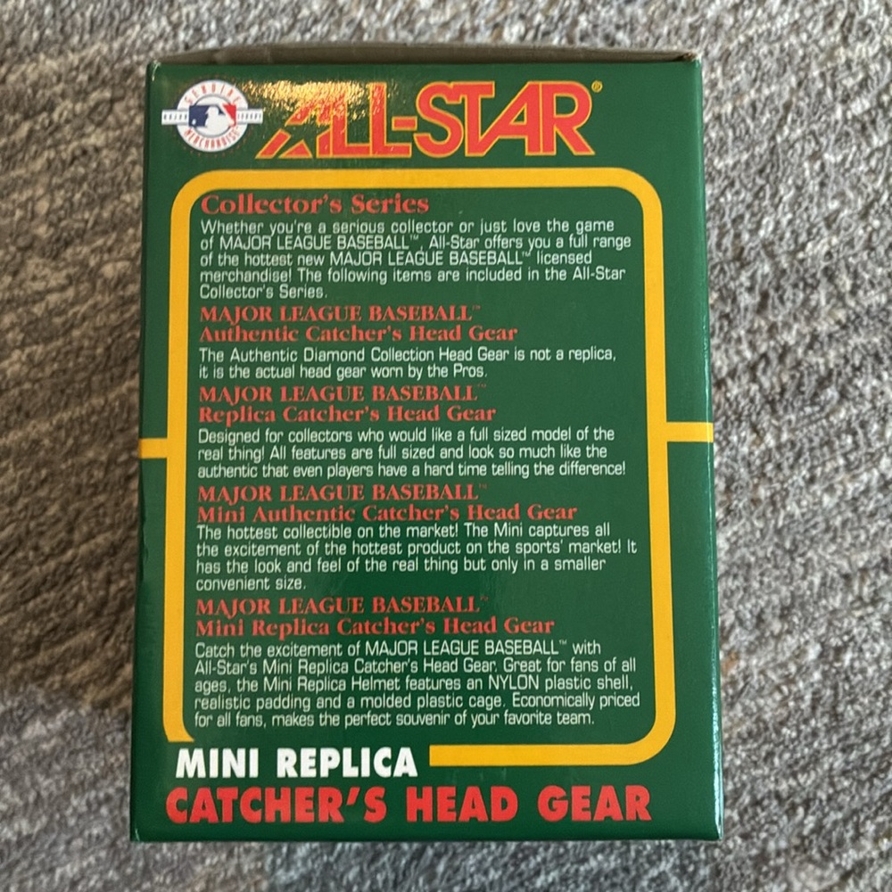 All-Star Mini Replica Catcher's Head Gear Mask St Louis Cardinal baseball MLB - Picture 5 of 7